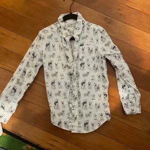 janie and jack dog button down